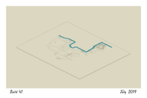 Isometric map of Project Zomboid's Knox Country, Build 41, July 2019