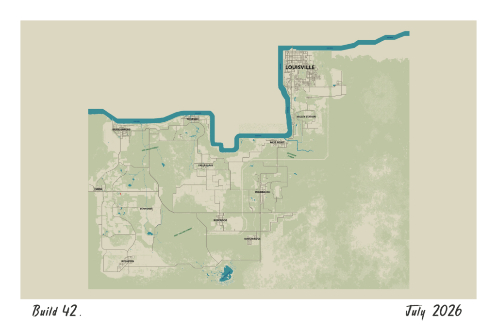 Project Zomboid Build 42 Knox Country map